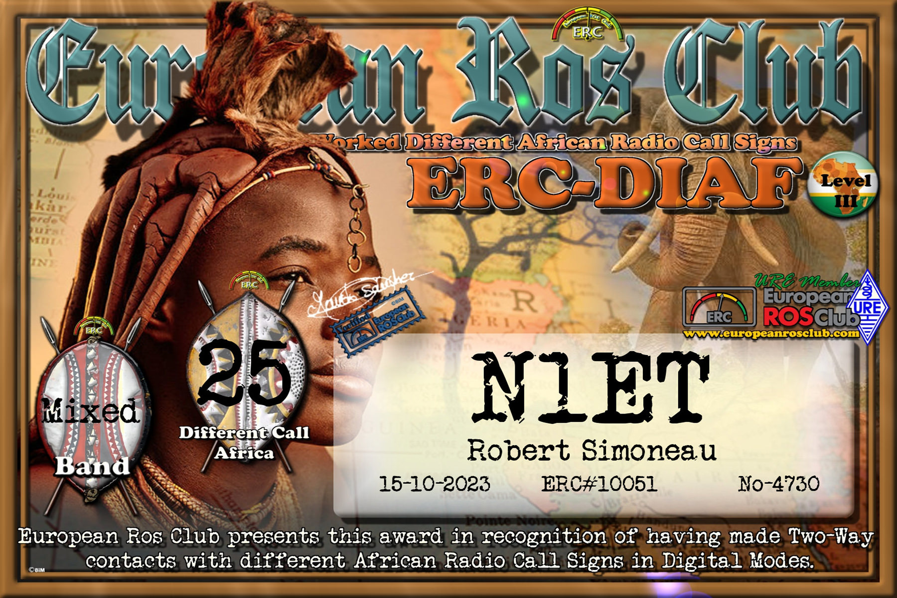 N1ET DIAF 25 ERC