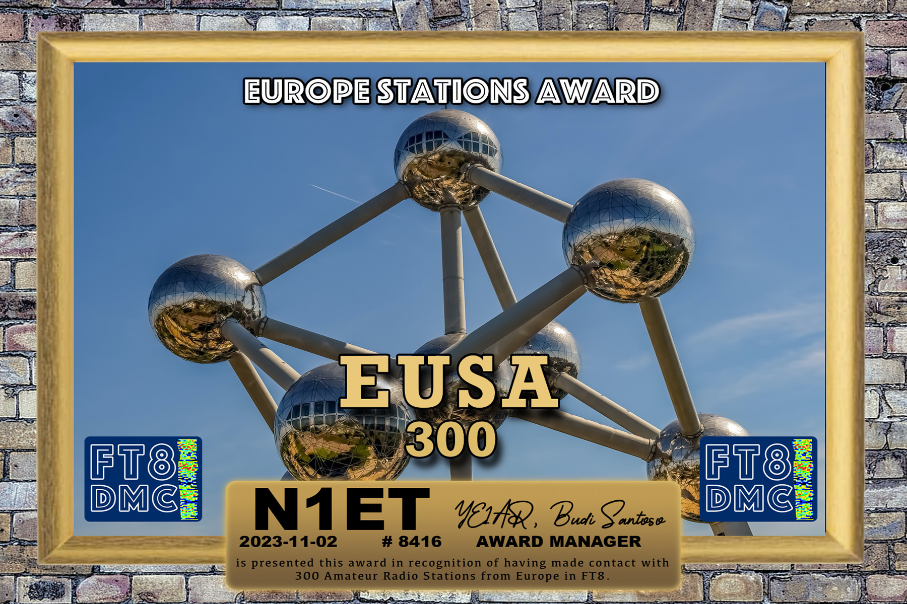 N1ET EUSA 300 FT8DMC