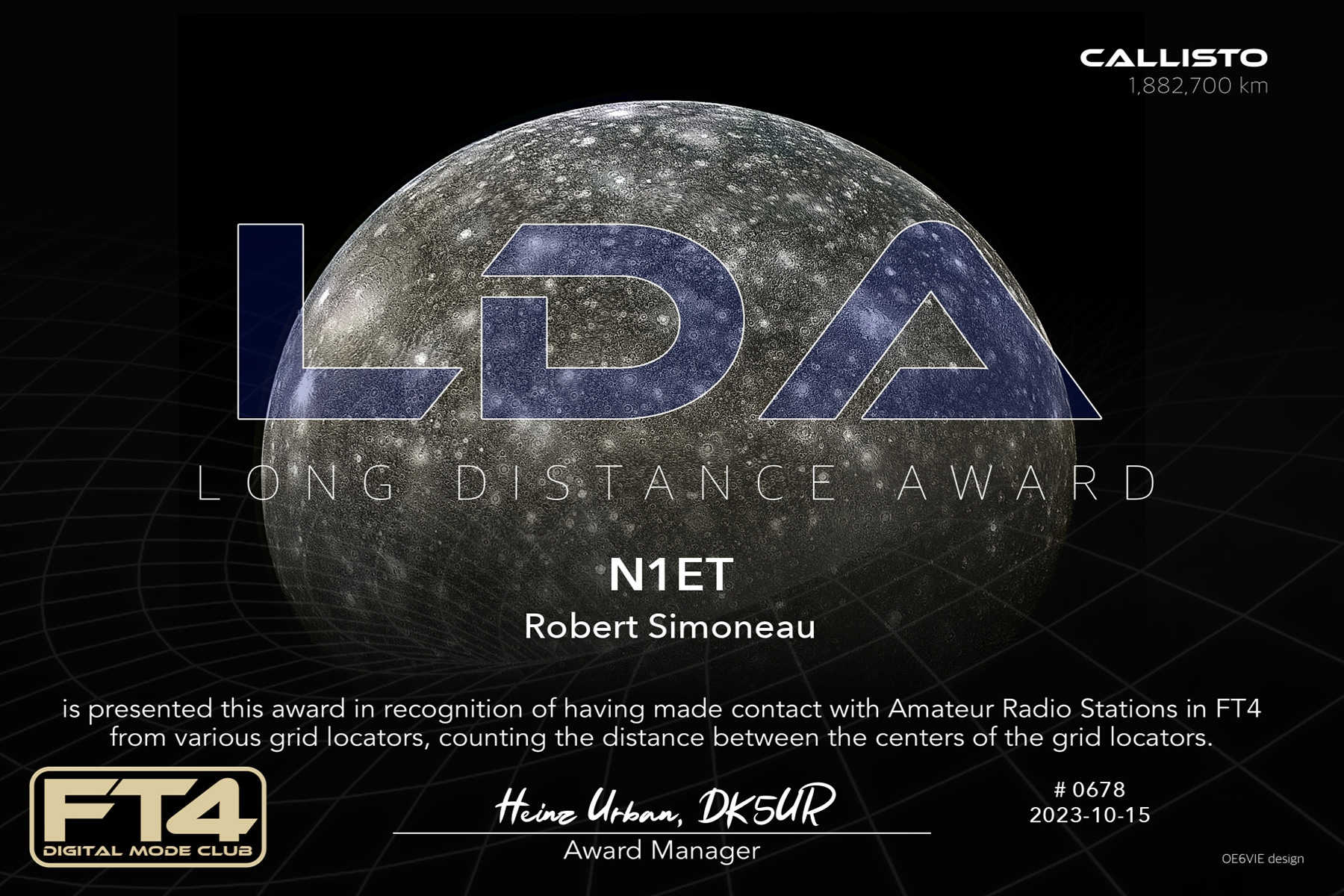 N1ET LDA CALLISTO FT4DMC