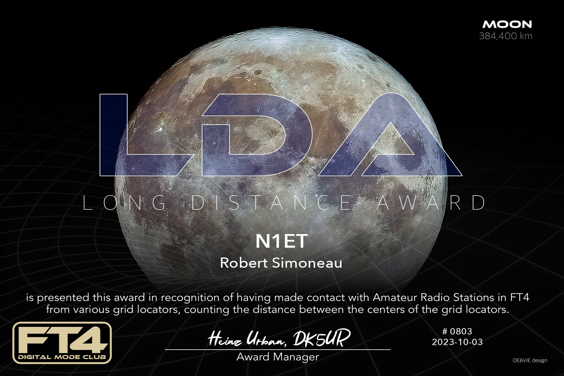 N1ET LDA MOON FT4DMC