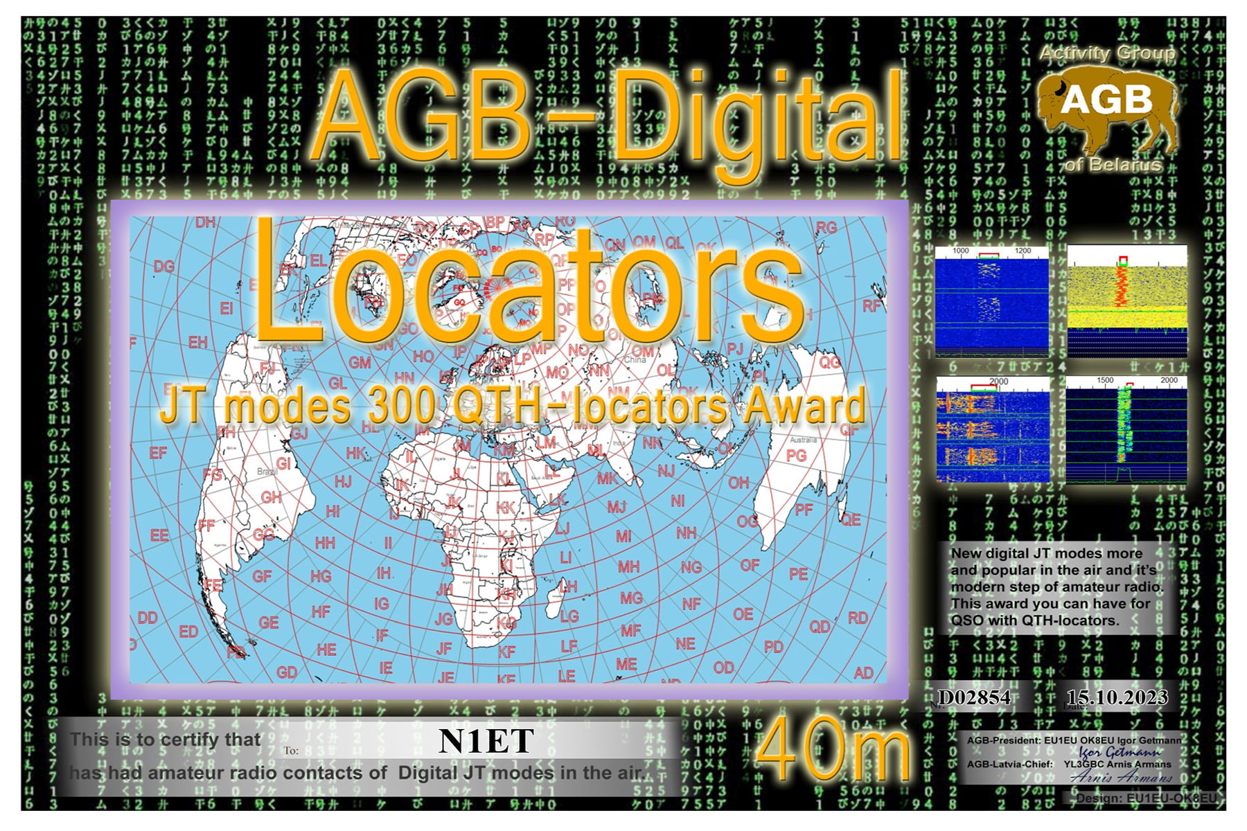 N1ET Locators 40M 300 AGB