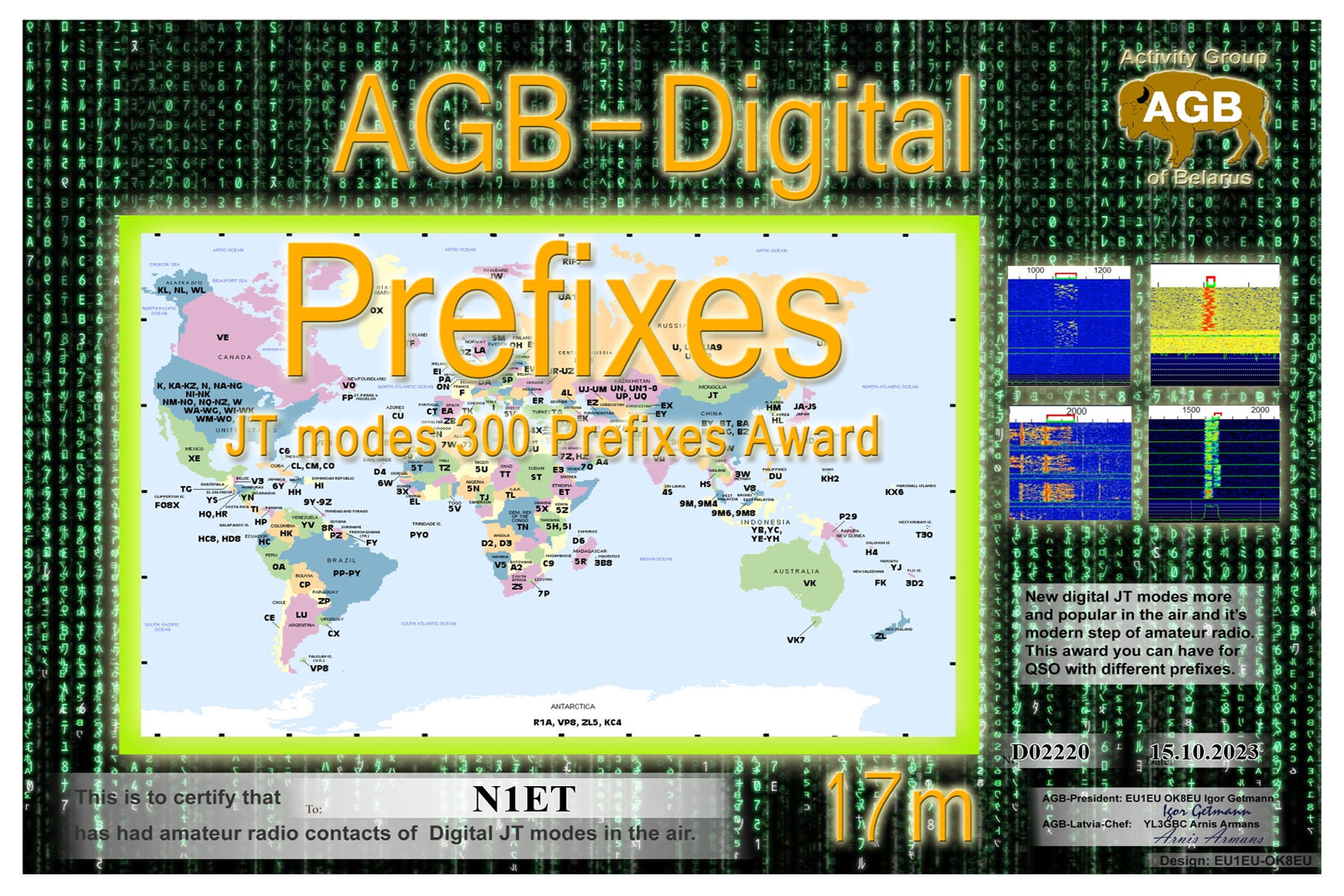 N1ET Prefixes 17M 300 AGB