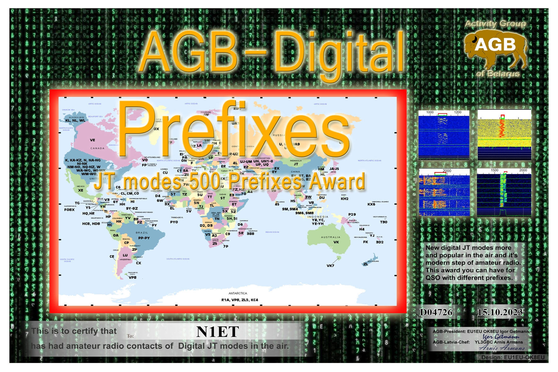 N1ET Prefixes BASIC 500 AGB