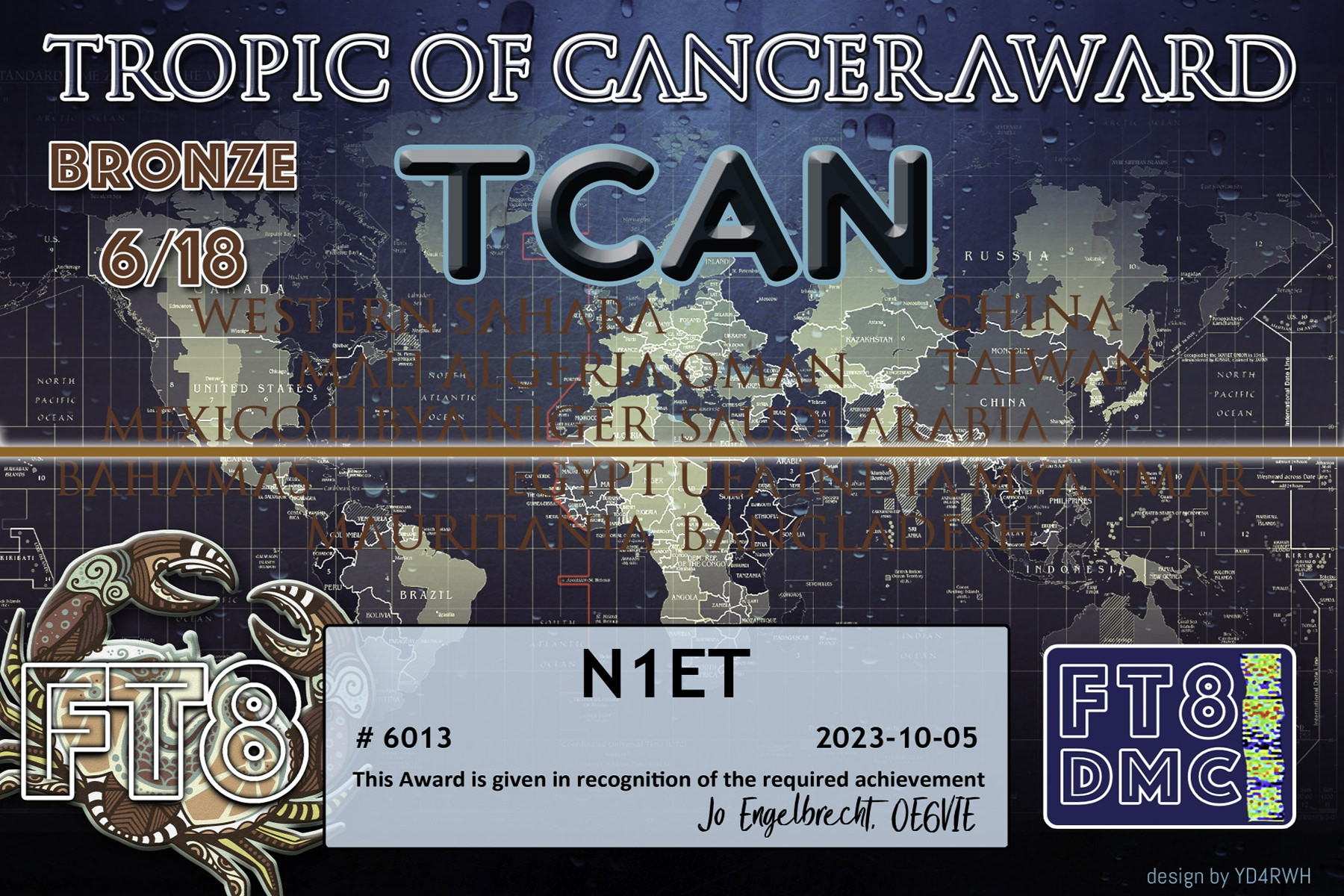 N1ET TCAN BRONZE FT8DMC