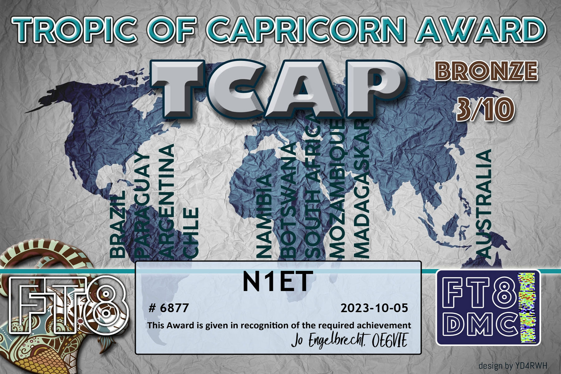 N1ET TCAP BRONZE FT8DMC
