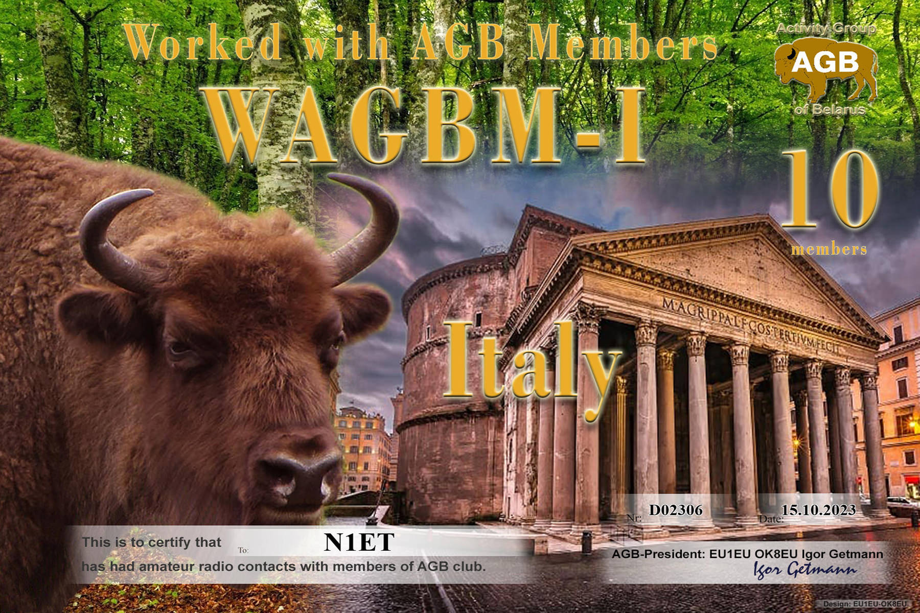 N1ET WAGBM I 10 AGB