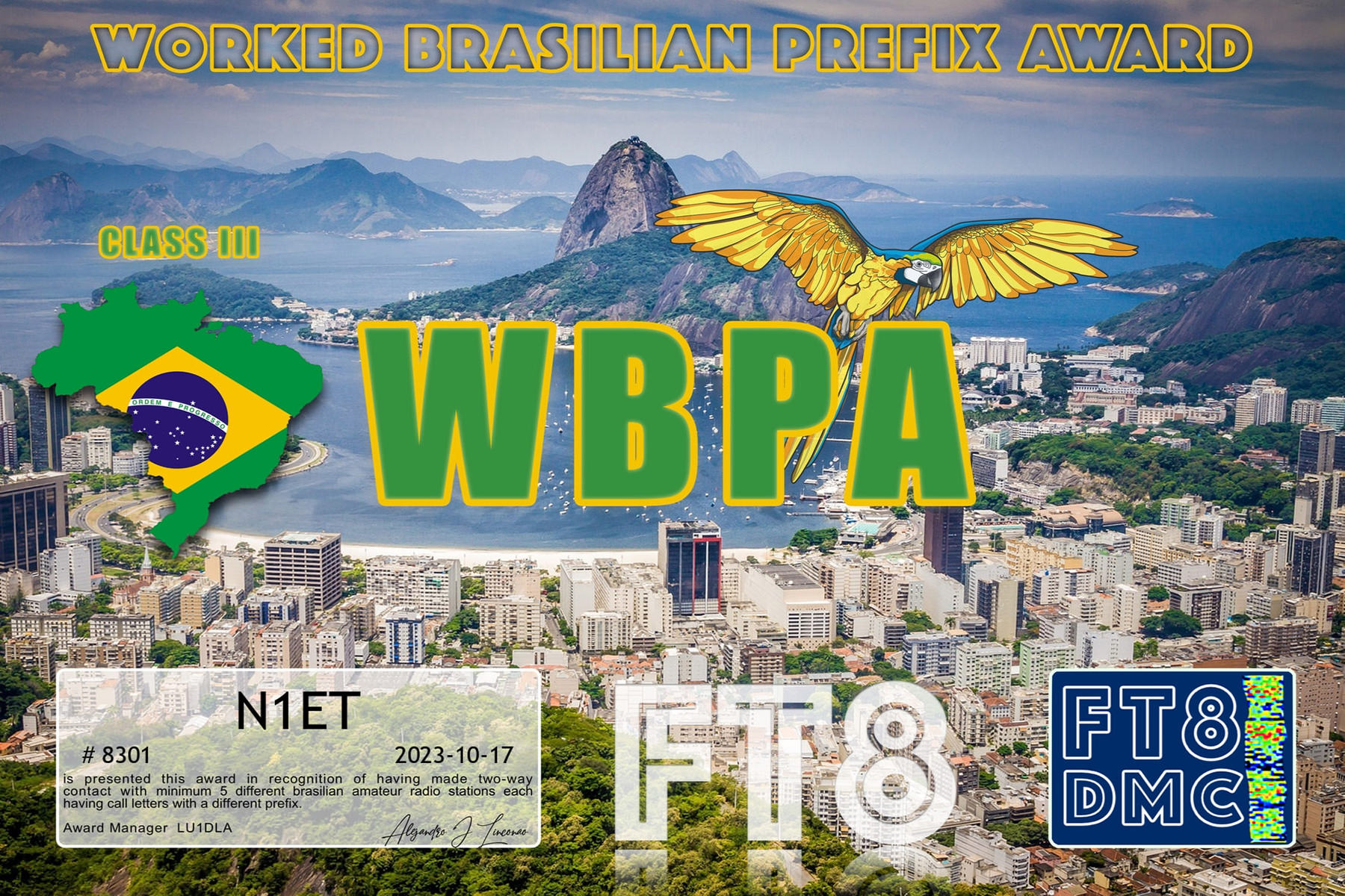 N1ET WBPA III FT8DMC