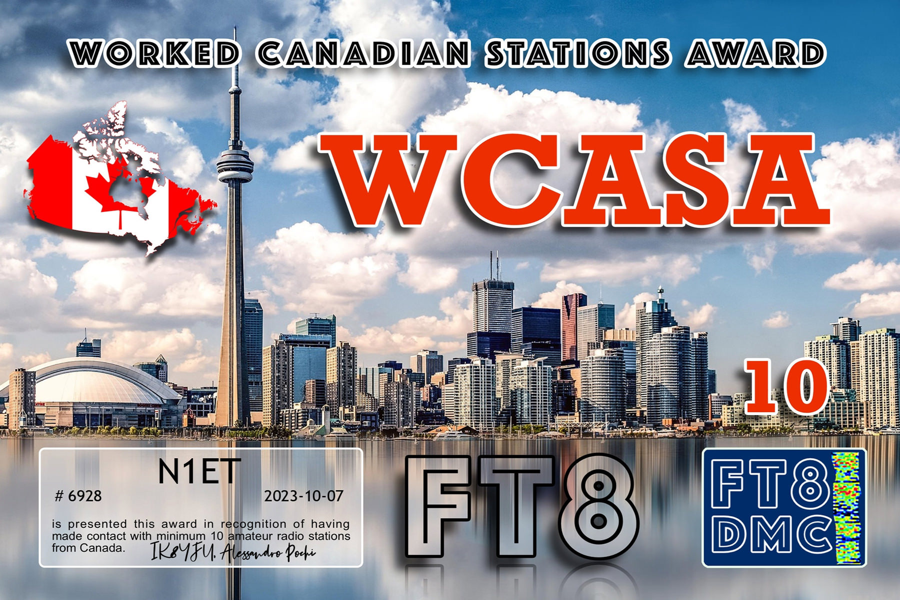N1ET WCASA III FT8DMC