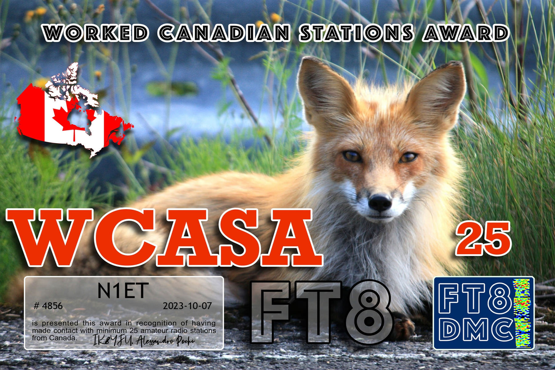 N1ET WCASA II FT8DMC