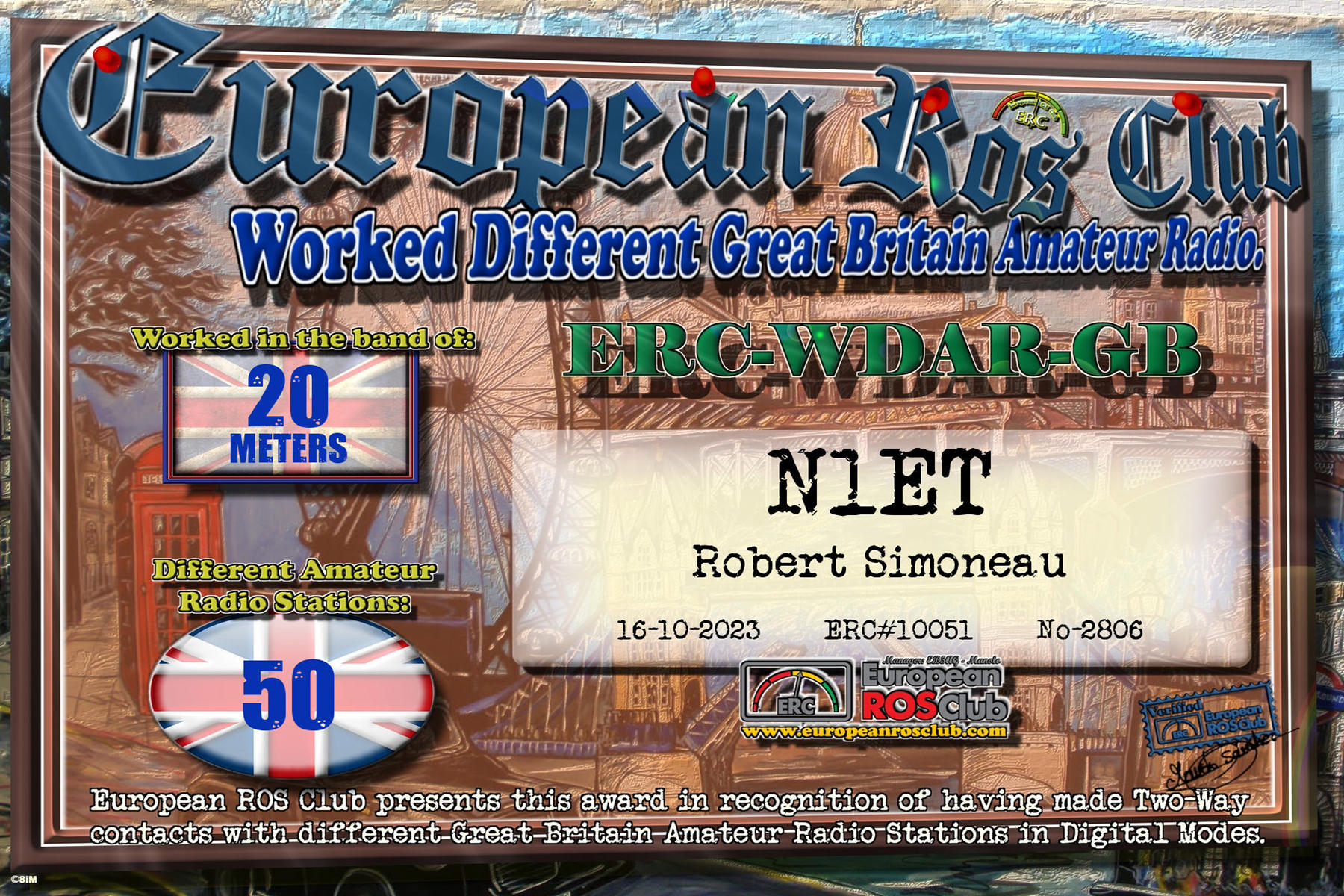 N1ET WDGB20 50 ERC