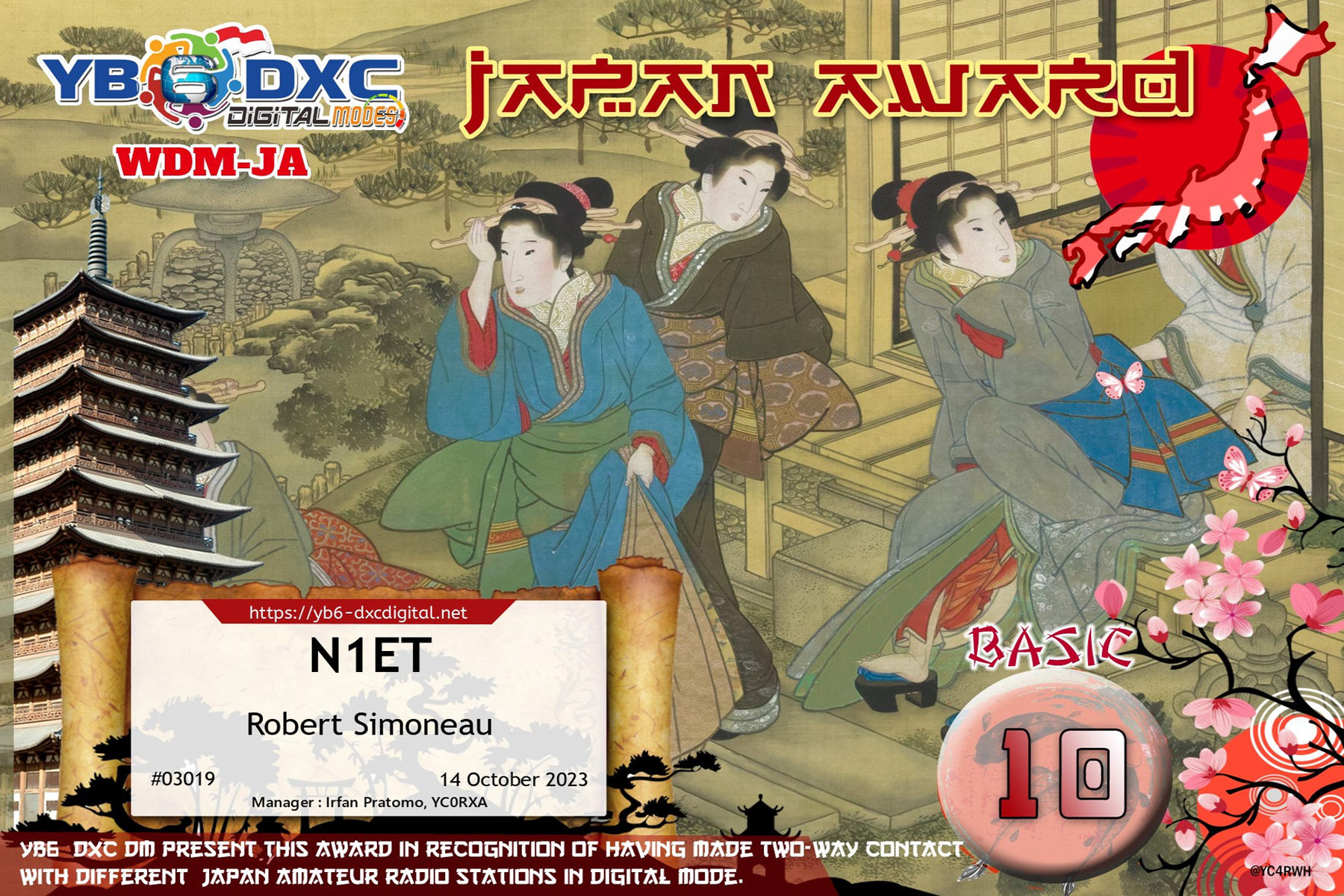 N1ET WDMJA BASIC10 YB6DXC