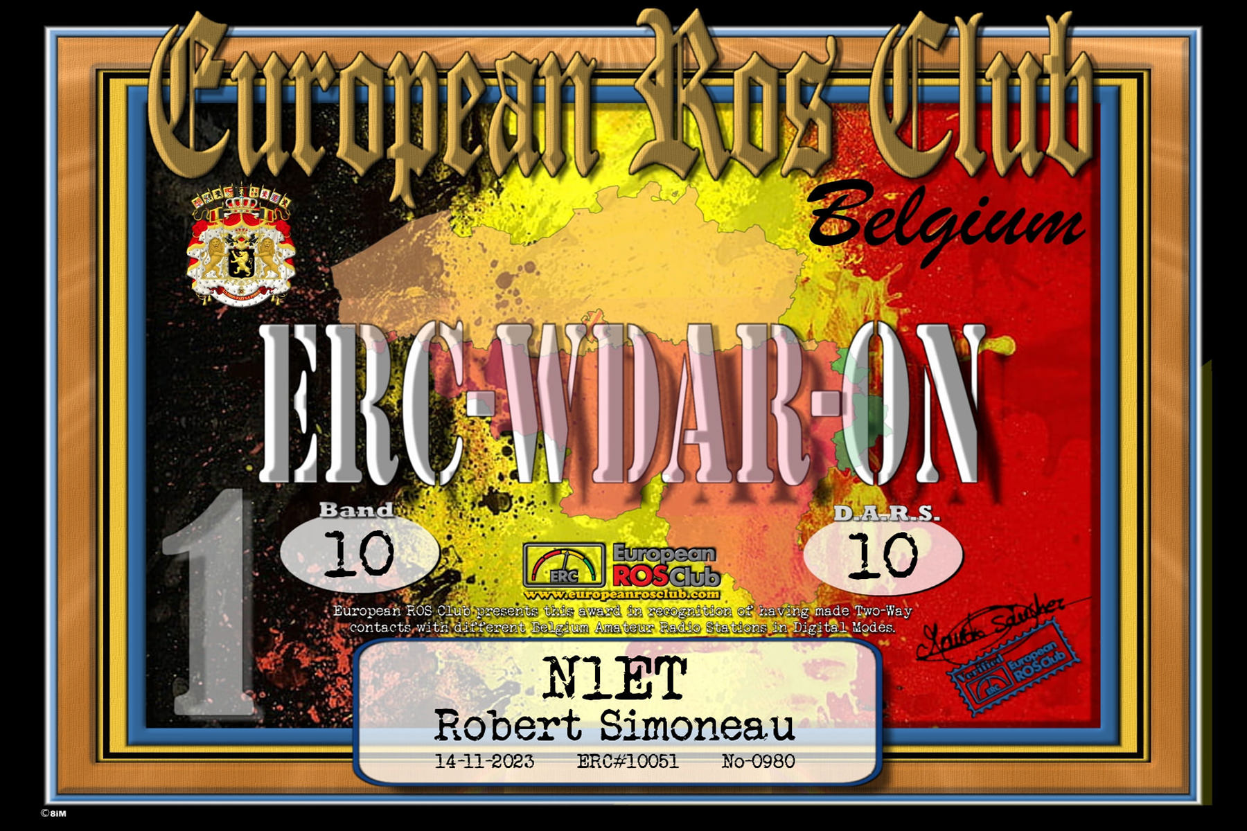 N1ET WDON10 10 ERC