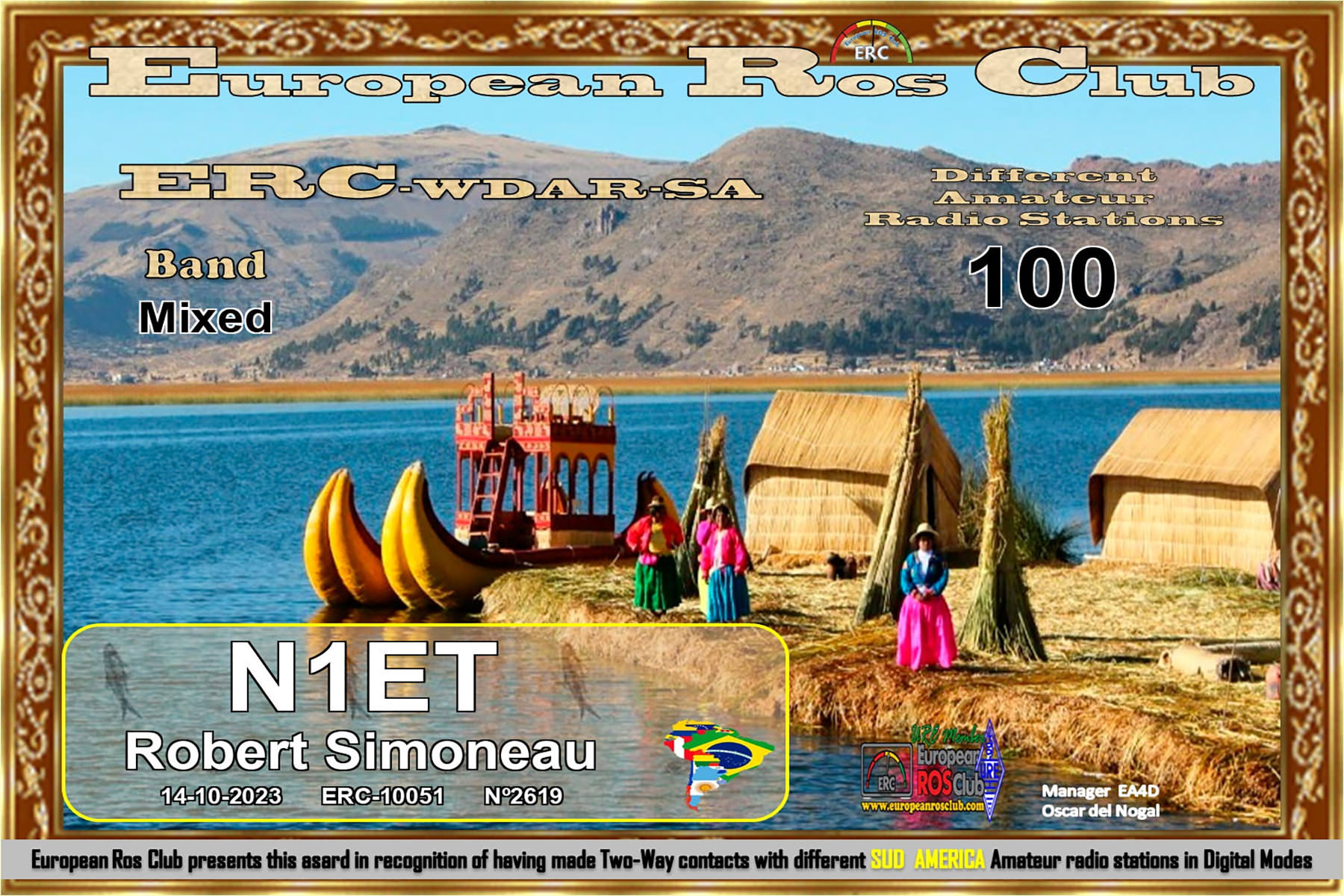 N1ET WDSA 100 ERC
