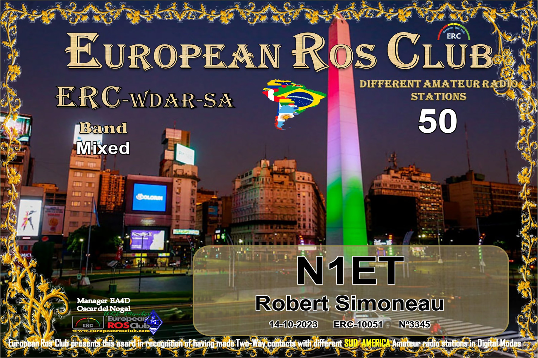 N1ET WDSA 50 ERC