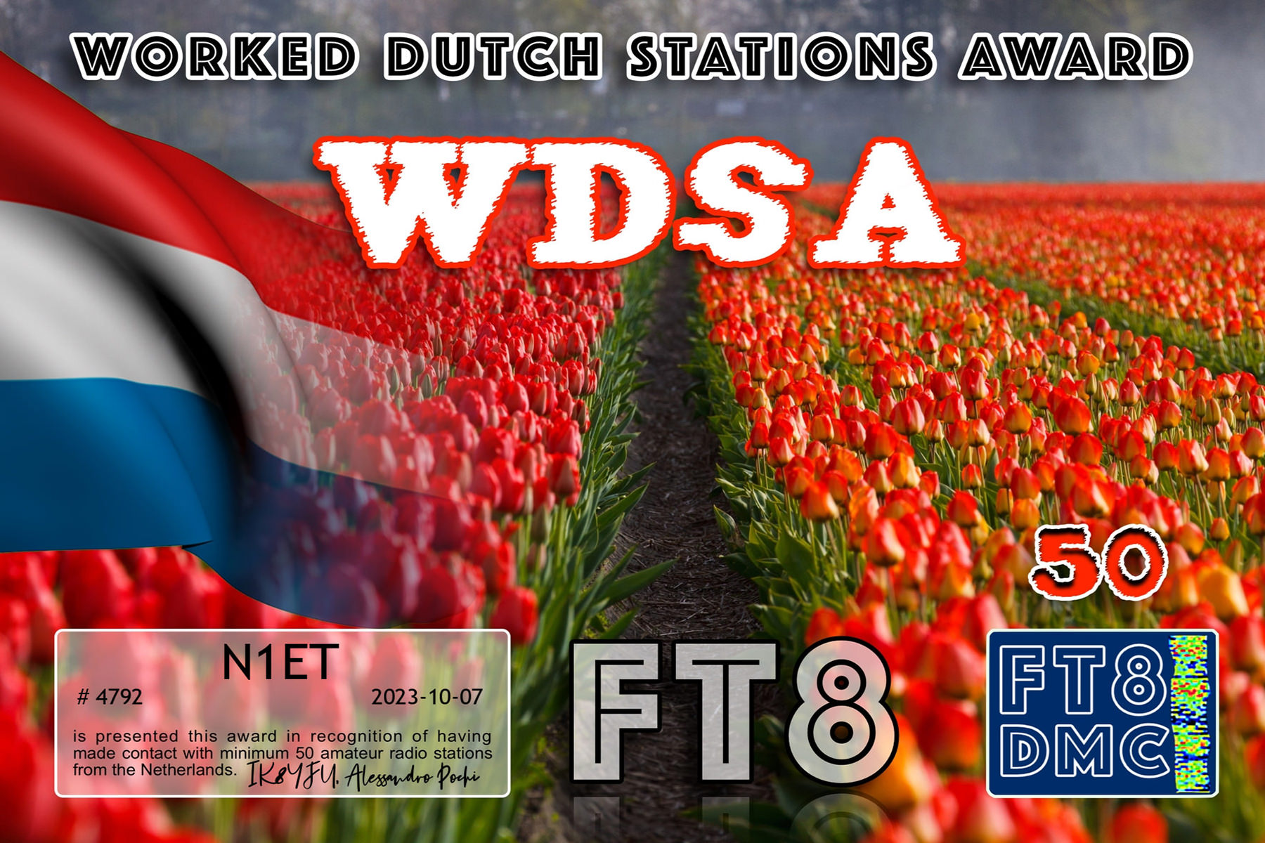 N1ET WDSA I FT8DMC