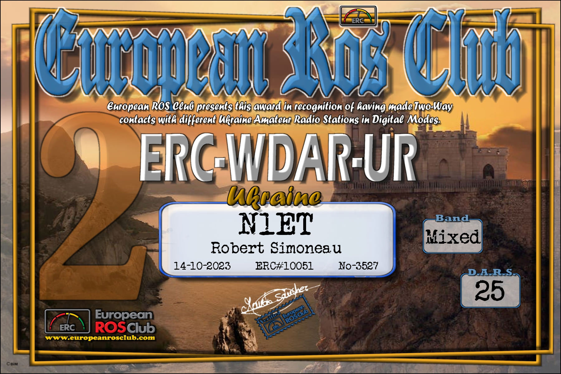 N1ET WDUR 25 ERC