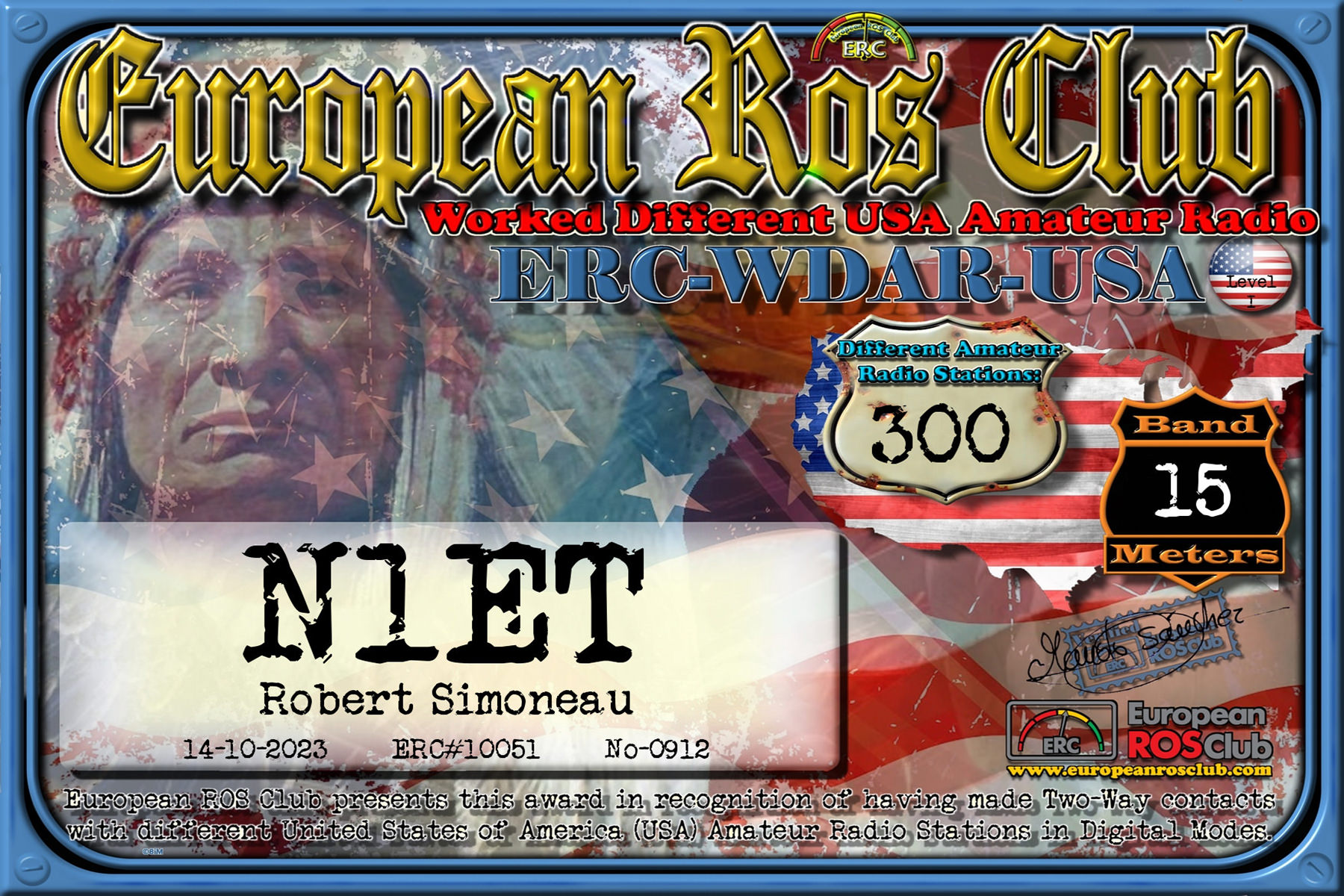 N1ET WDUS15 300 ERC
