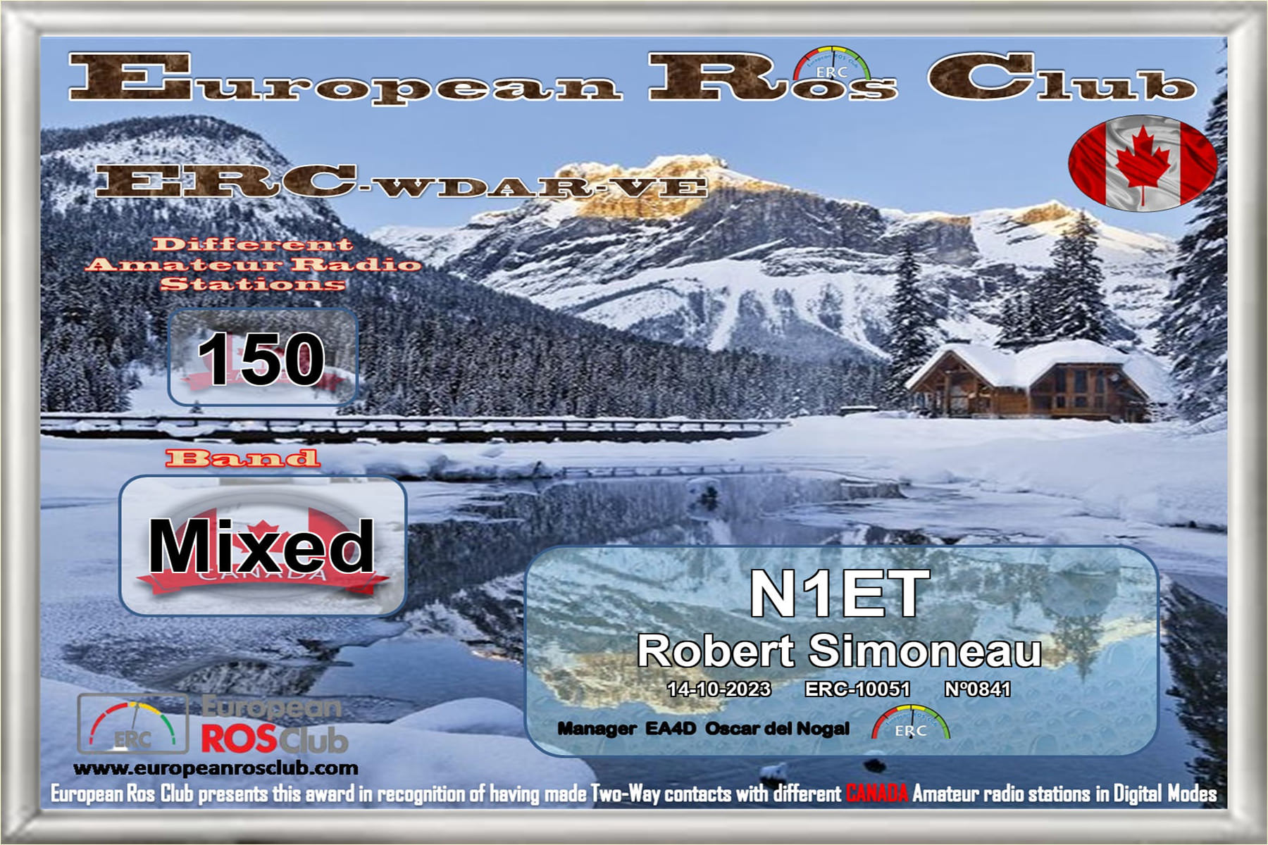 N1ET WDVE 150 ERC