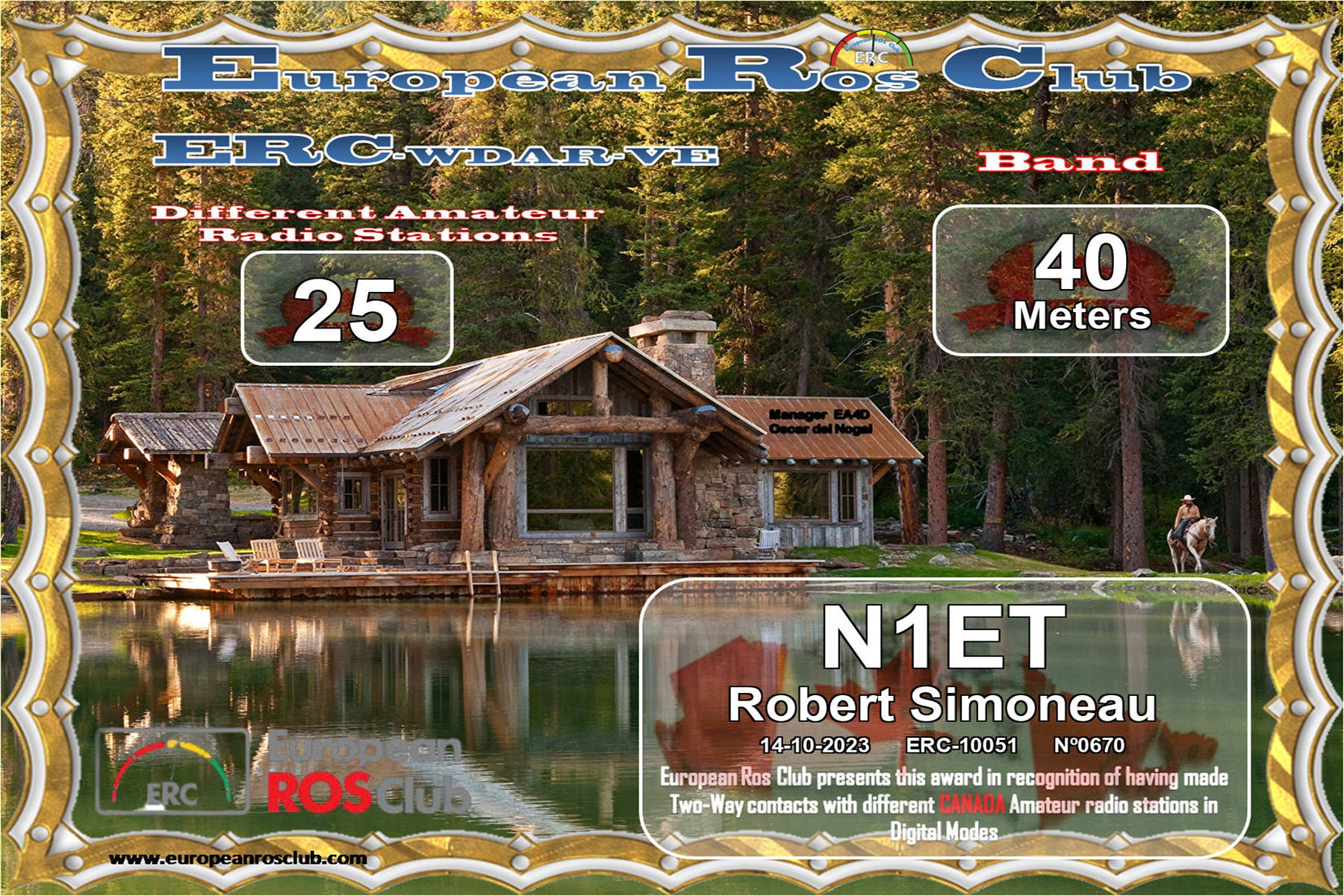 N1ET WDVE40 25 ERC