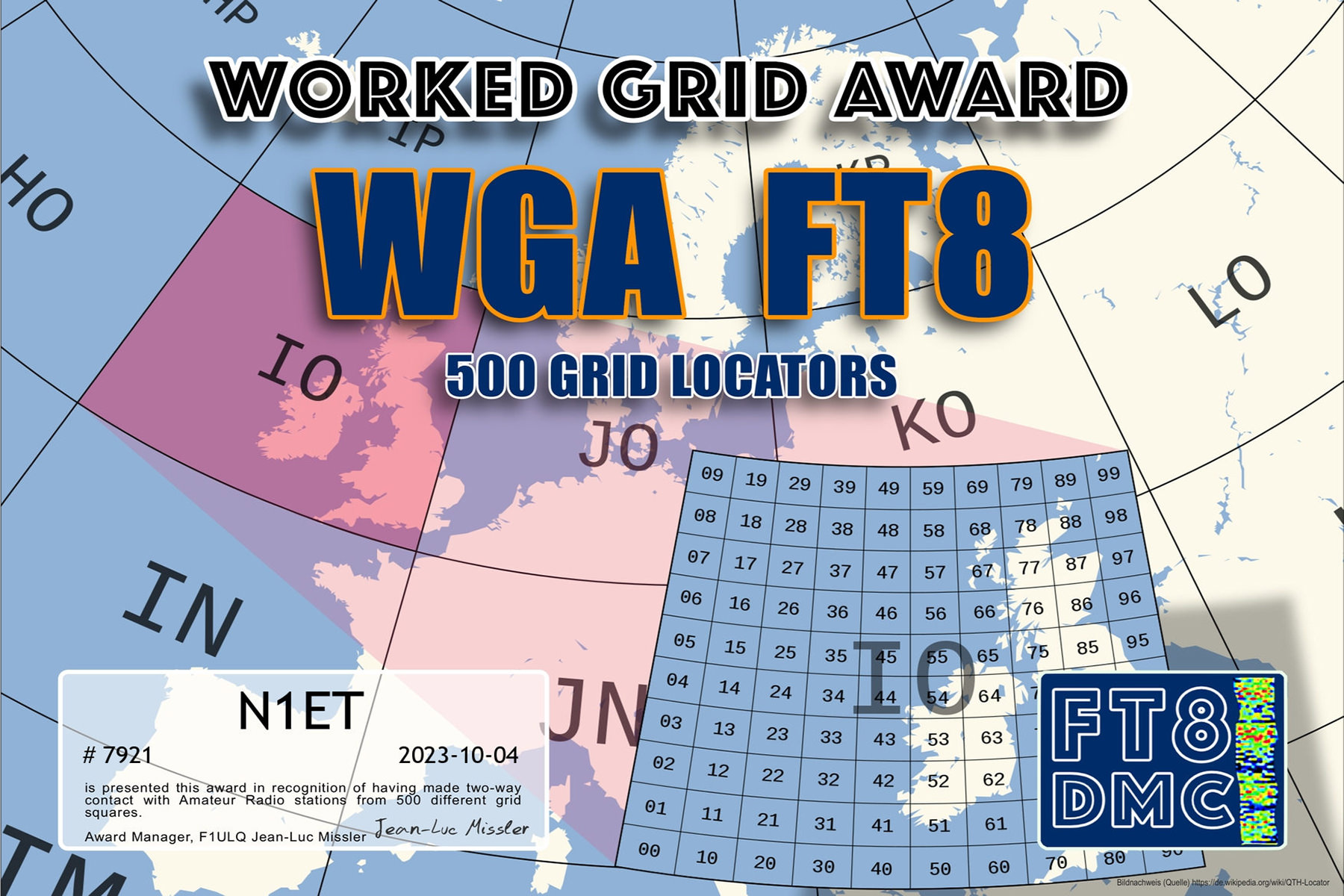N1ET WGA 500 FT8DMC