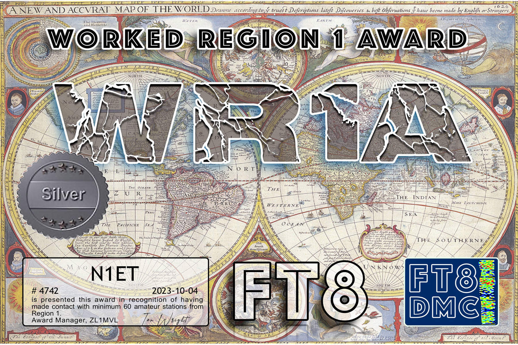 N1ET WR1A SILVER FT8DMC
