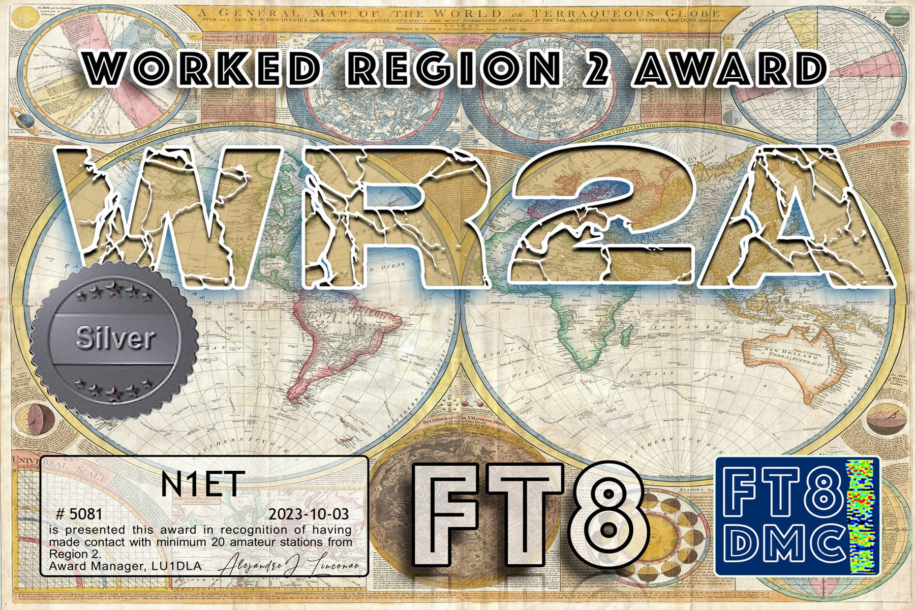 N1ET WR2A SILVER FT8DMC