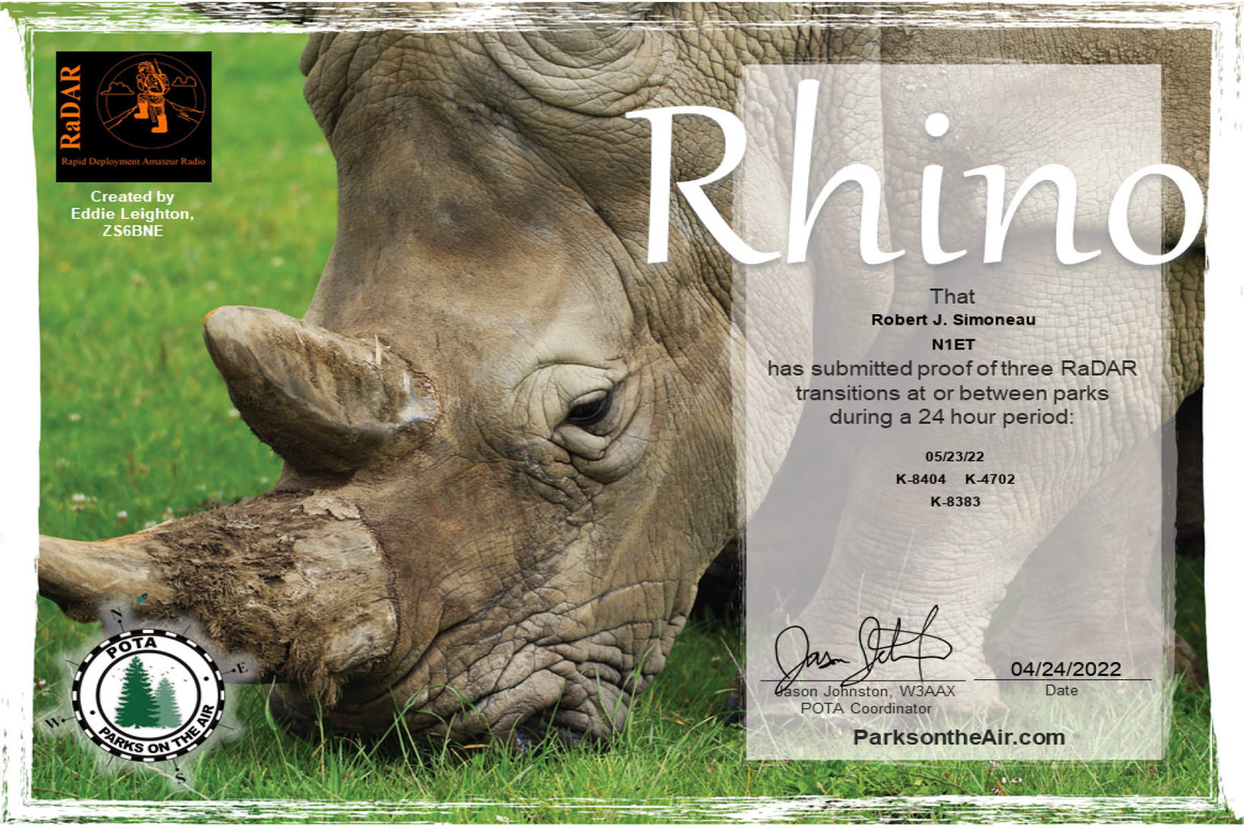 N1ET POTA RaDAR Rhino (6)