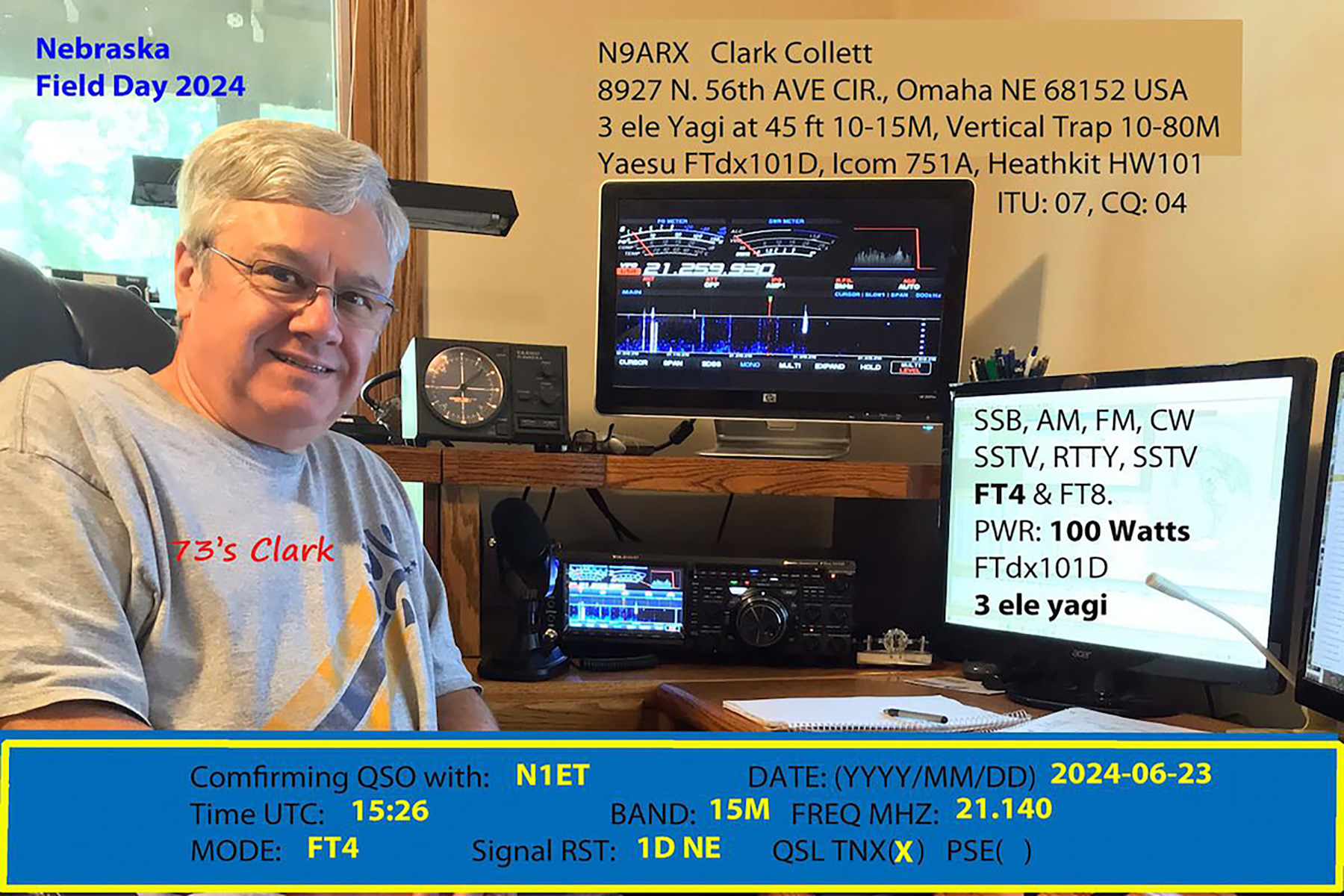 2024 06 23 n9arx qsl to n1et field day