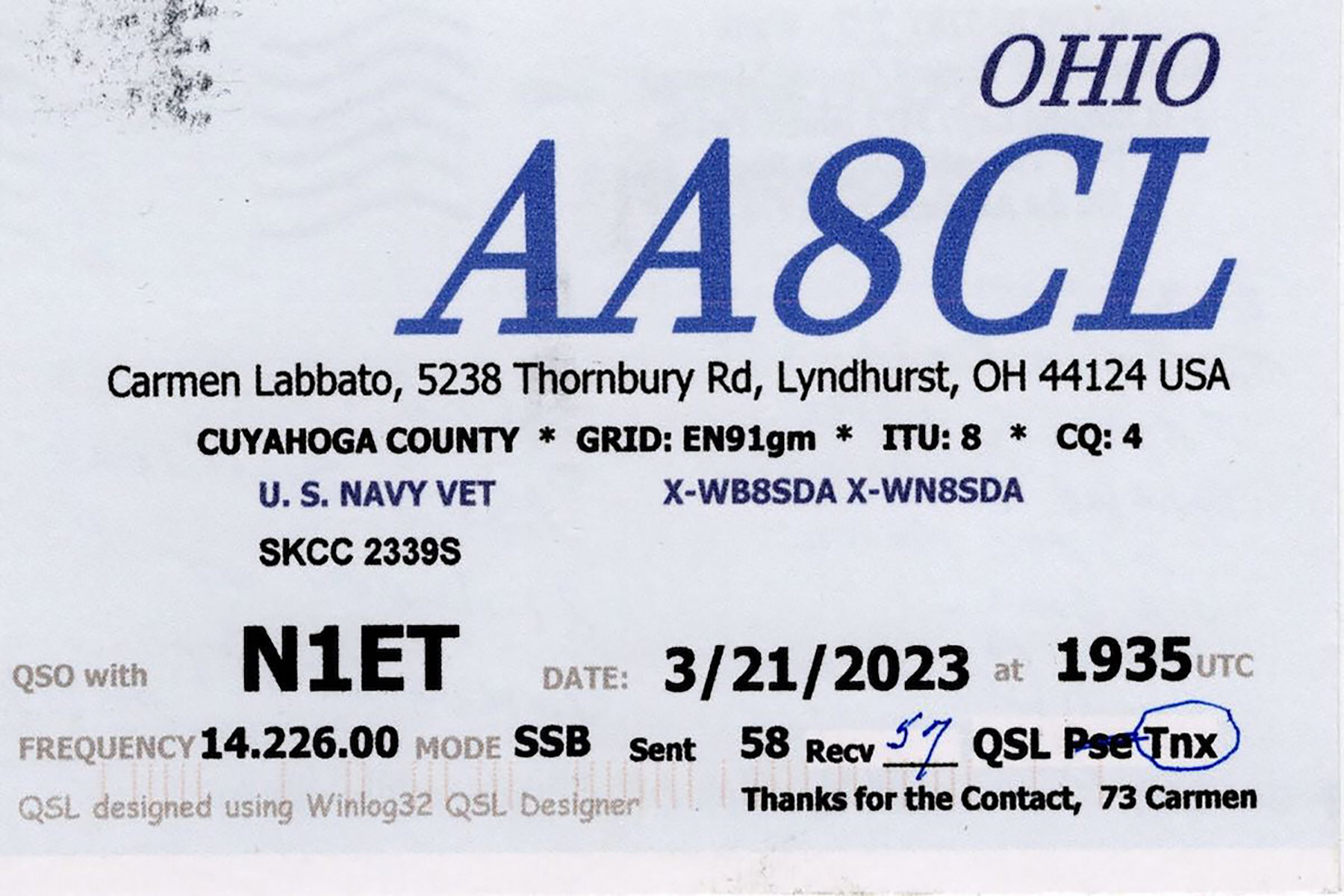 aa8cl 20230321 1935 20m ssb paper