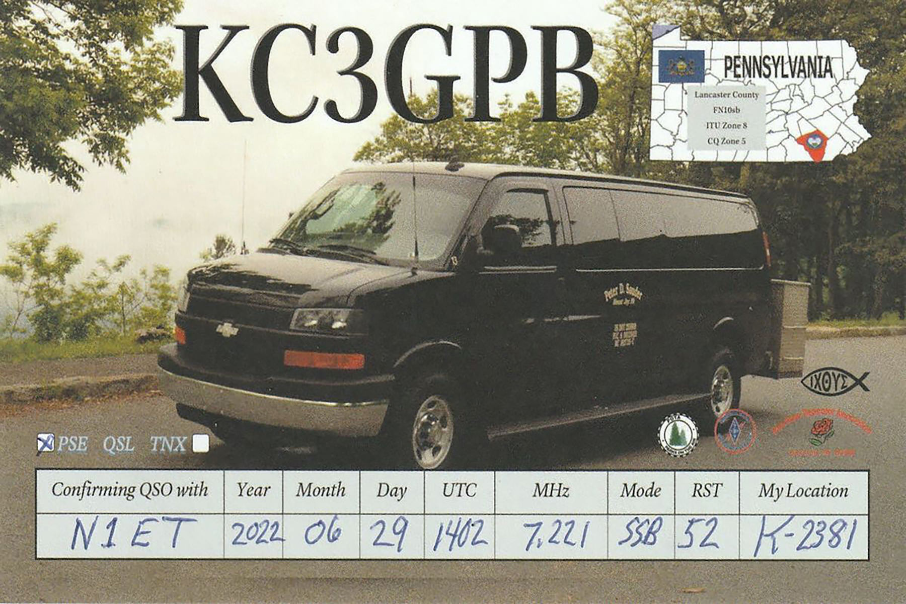 kc3gpb 20220629 1402 40m ssb paper