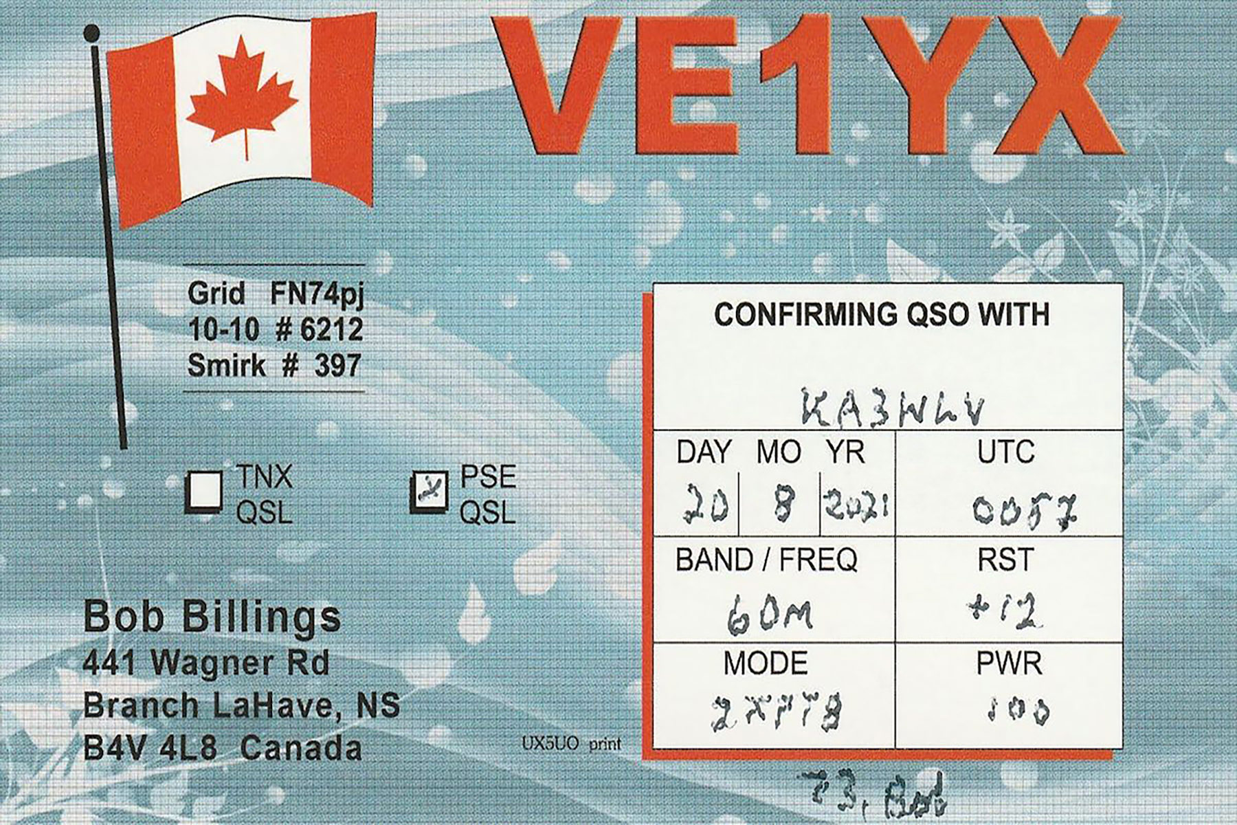 ve1yx 20210820 0057 60m ft8 paper