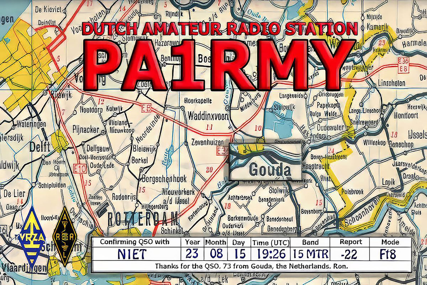 n1et qsl from pa1rmy