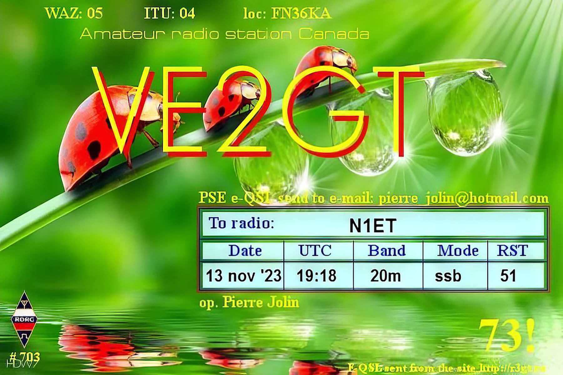 ve2gt 20231113 1918 20m ssb